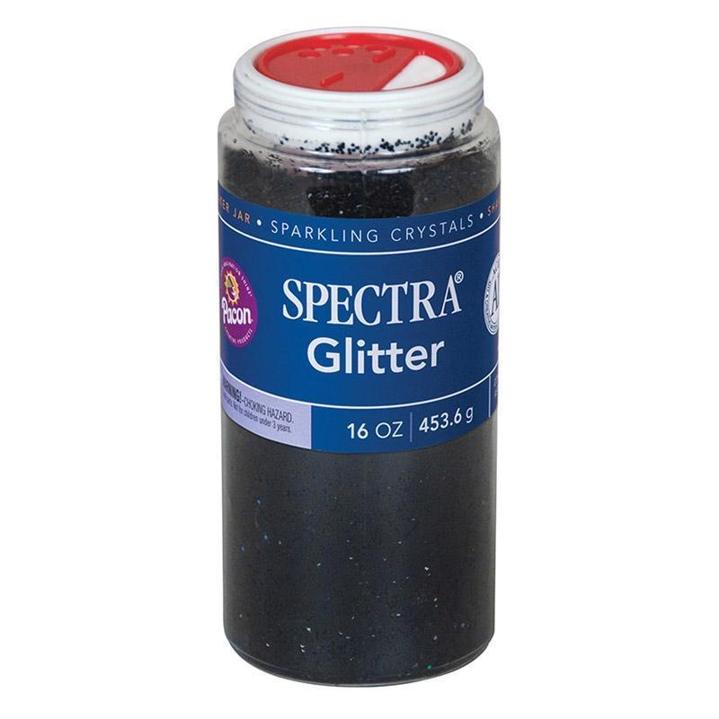 (2 EA) GLITTER 16OZ BLACK-Arts & Crafts-JadeMoghul Inc.