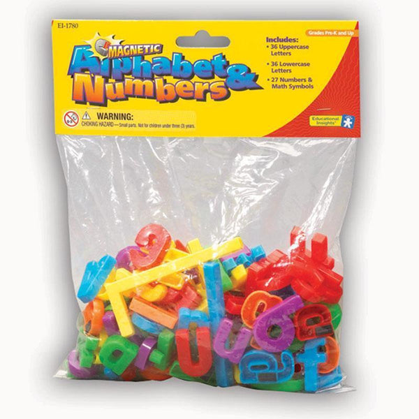 (2 EA) MAGNETIC ALPHABET & NUMBERS-Learning Materials-JadeMoghul Inc.