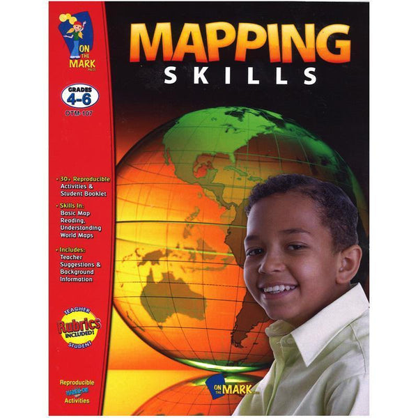 (2 EA) MAPPING SKILLS GR 4-6-Learning Materials-JadeMoghul Inc.