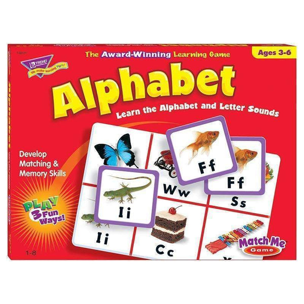 (2 EA) MATCH ME GAME ALPHABET-Learning Materials-JadeMoghul Inc.