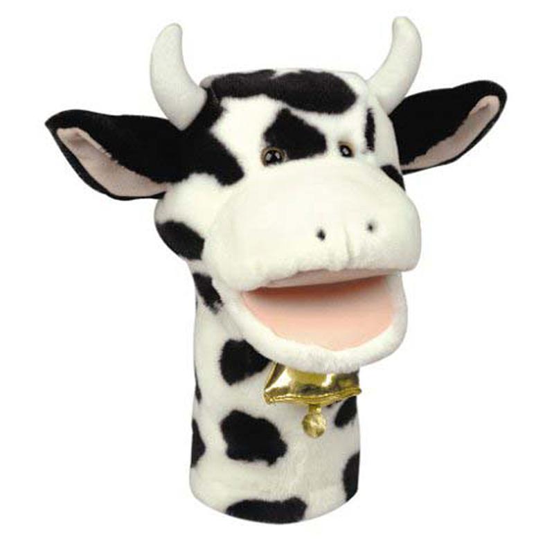 (2 Ea) Plushpups Hand Puppet Cow-Toys & Games-JadeMoghul Inc.