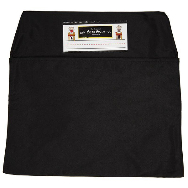 (2 Ea) Seat Sack Large 17In Black-Learning Materials-JadeMoghul Inc.