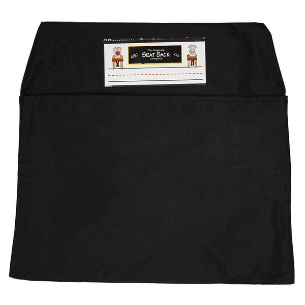 (2 Ea) Seat Sack Medium 15In Black-Learning Materials-JadeMoghul Inc.