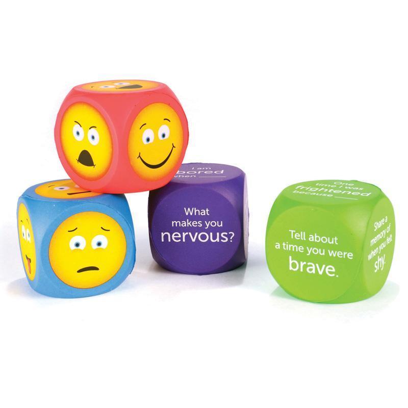 (2 EA) SOFT EMOJI CUBES-Learning Materials-JadeMoghul Inc.