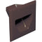 2-Gang Recessed Cable Plate (Brown)-Cables, Connectors & Accessories-JadeMoghul Inc.