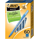 (2 PK) BIC ROUND STIC PEN BLUE 60-Supplies-JadeMoghul Inc.