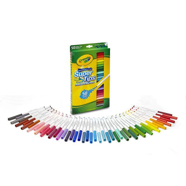 (2 PK) WASHABLE MARKERS 50CT PER PK-Arts & Crafts-JadeMoghul Inc.