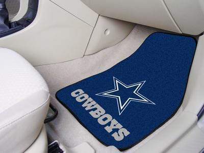 2-pc Carpet Car Mat Set Car Floor Mats NFL Dallas Cowboys 2-pc Carpeted Front Car Mats 17"x27" FANMATS