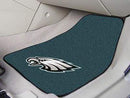 2-pc Carpet Car Mat Set Car Floor Mats NFL Philadelphia Eagles 2-pc Carpeted Front Car Mats 17"x27" FANMATS