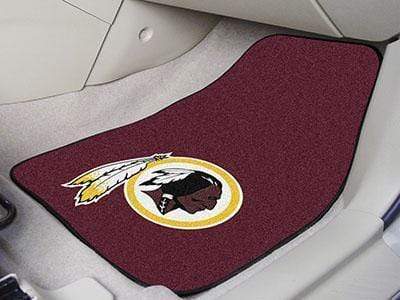 2-pc Carpet Car Mat Set Car Floor Mats NFL Washington Redskins 2-pc Carpeted Front Car Mats 17"x27" FANMATS