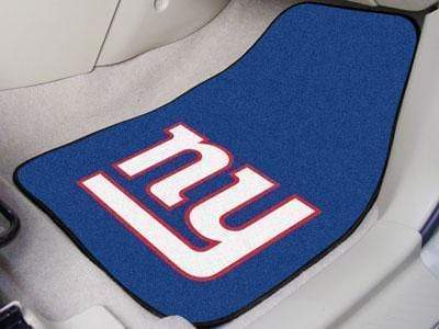 2-pc Carpet Car Mat Set Car Mats NFL New York Giants 2-pc Carpeted Front Car Mats 17"x27" FANMATS