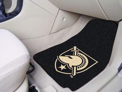 Custom Car Mats U.S. Armed Forces Sports  US Military Academy 2-pc Carpeted Front Car Mats 17"x27"