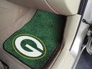 2-pc Carpet Car Mat Set Weather Car Mats NFL Green Bay Packers 2-pc Carpeted Front Car Mats 17"x27" FANMATS