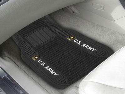 Rubber Car Mats U.S. Armed Forces Sports  Army Deluxe Mat 21"x27"