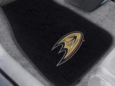 2-pc Embroidered Car Mat Set Car Mats NHL Anaheim Ducks 2-pc Embroidered Car Mat Set FANMATS