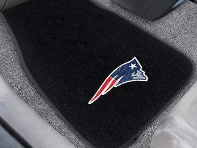 2-pc Embroidered Car Mat Set Custom Car Mats NFL New England Patriots 2-pc Embroidered Front Car Mats 18"x27" FANMATS