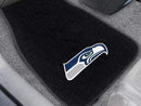 2-pc Embroidered Car Mat Set Custom Car Mats NFL Seattle Seahawks 2-pc Embroidered Front Car Mats 18"x27" FANMATS