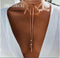 2 Pcs New Fashion Long Black/Brown Velvet Choker Necklace Women Steampunk Gold/Rhodium Tube Collar Necklaces Ras De Cou-X142-JadeMoghul Inc.