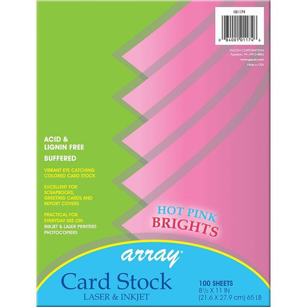 (2 PK) ARRAY CARD STOCK BRIGHTS HOT-Arts & Crafts-JadeMoghul Inc.