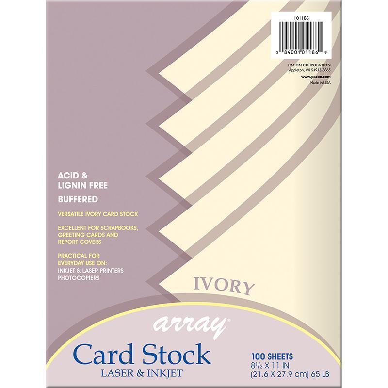 (2 PK) ARRAY CARD STOCK IVORY-Arts & Crafts-JadeMoghul Inc.