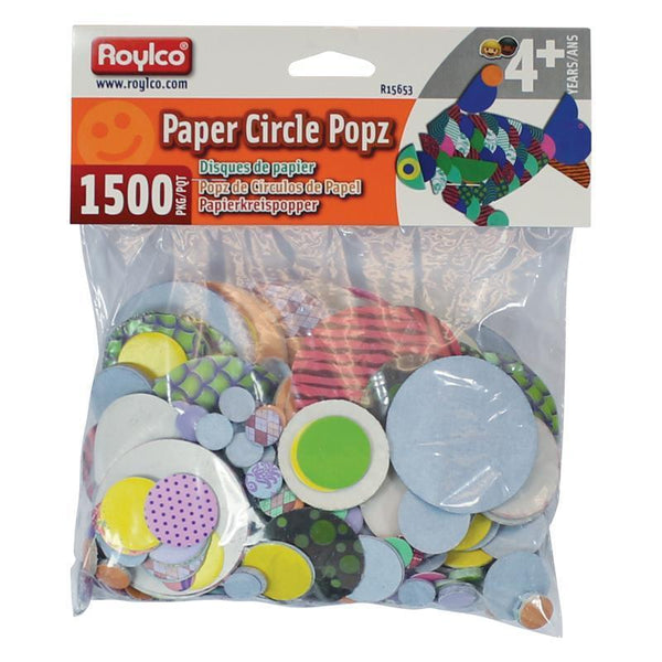 (2 PK) ROYLCO PAPER CIRCLE POPZ-Arts & Crafts-JadeMoghul Inc.