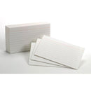 (2 Pk) Ruled Index Cards 100Ea 3X5-Supplies-JadeMoghul Inc.