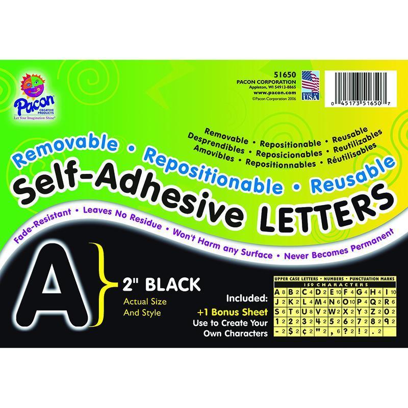 (2 PK) SELF ADHESIVE LETTER 2IN-Arts & Crafts-JadeMoghul Inc.