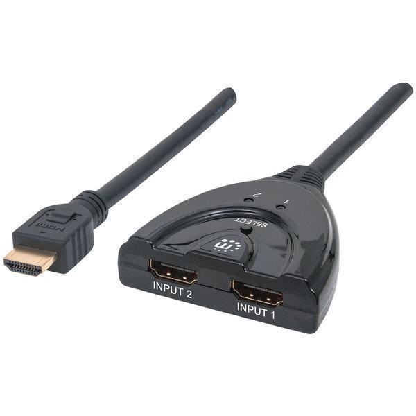 2-Port HDMI(R) Switch-Cables, Connectors & Accessories-JadeMoghul Inc.
