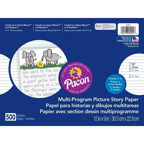 (2 RM) PICTURE STORY PAPER 1/2IN-Arts & Crafts-JadeMoghul Inc.