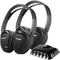 2 Sets of Single-Channel IR Wireless Headphones with Transmitter-Receivers & Accessories-JadeMoghul Inc.
