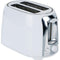 2-Slice Cool-Touch Toaster with Extra-Wide Slots (White & Stainless Steel)-Small Appliances & Accessories-JadeMoghul Inc.