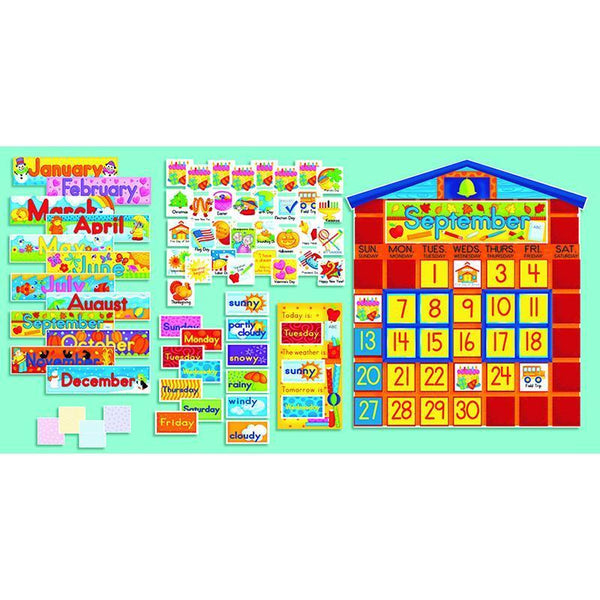 (2 ST) BB SET SCHOOL HOUSE CALENDAR-Learning Materials-JadeMoghul Inc.