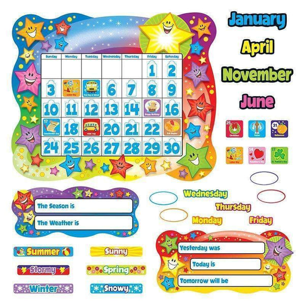 (2 ST) BB SET STAR CALENDAR-Learning Materials-JadeMoghul Inc.