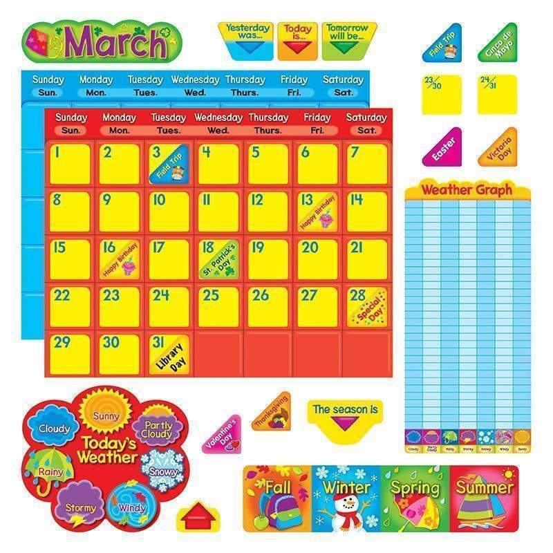 (2 ST) CLASSIC CALENDAR DUO BB SET-Learning Materials-JadeMoghul Inc.