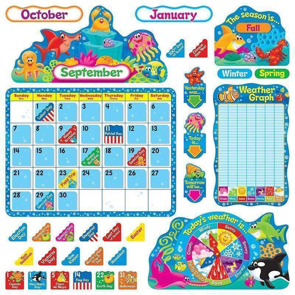 (2 ST) SEA BUDDIES CALENDAR BB SET-Learning Materials-JadeMoghul Inc.