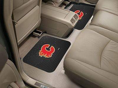 2 Utility Mats Rubber Mat NHL Calgary Flames 2-pc Utility Car Mat 14"x17" FANMATS