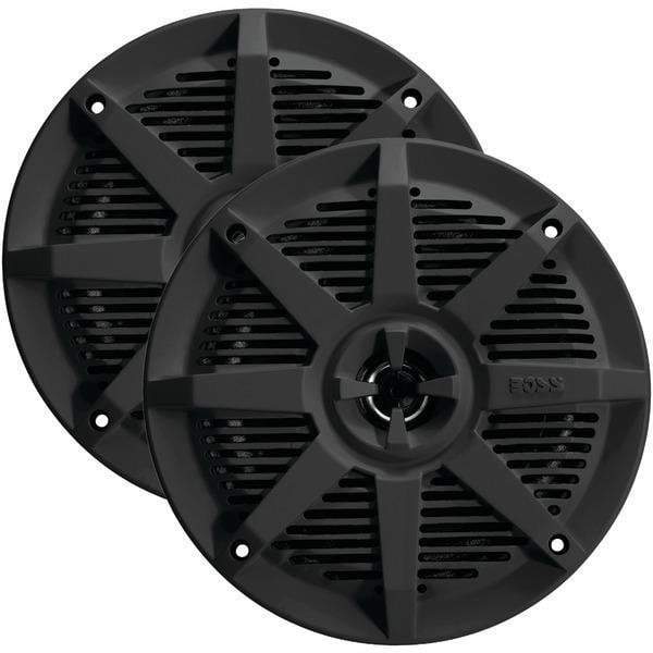 2-Way Full-Range Marine Speakers (5.25", Black)-Speakers, Subwoofers & Tweeters-JadeMoghul Inc.