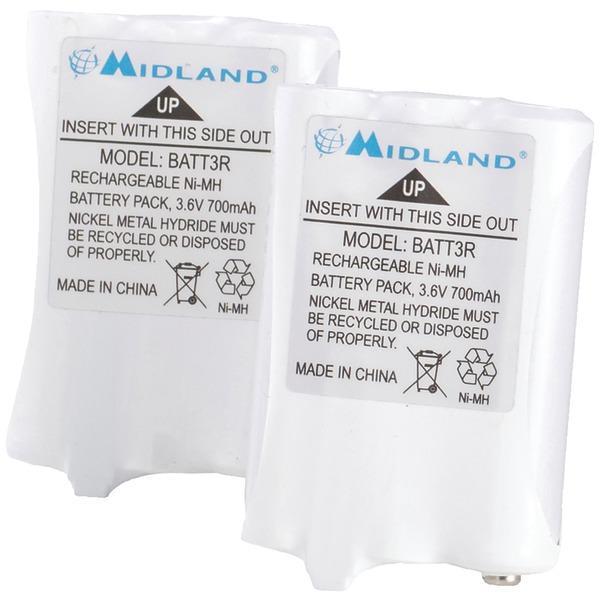 2-Way Radio Rechargeable Battery Pack, 2 pk-Radios, Scanners & Accessories-JadeMoghul Inc.