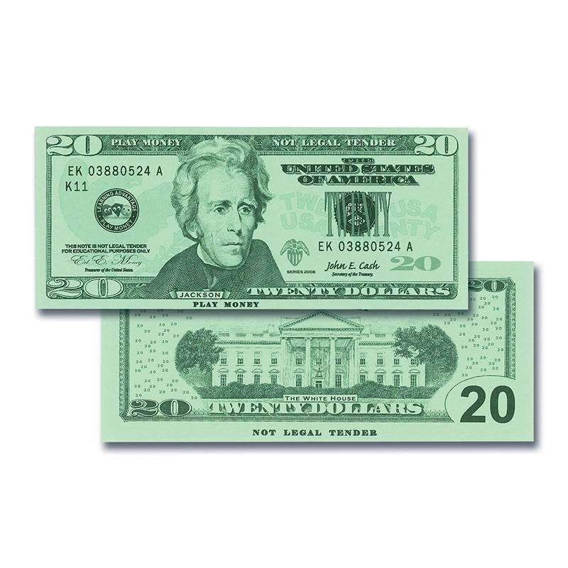 $20 BILLS SET 100 BILLS-Toys & Games-JadeMoghul Inc.