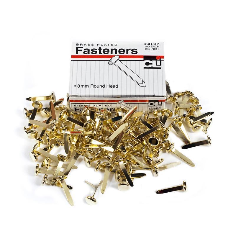 (20 BX) BRASS PAPER FASTENERS 3/4IN-Supplies-JadeMoghul Inc.
