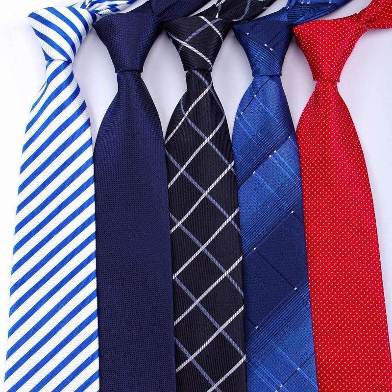 20 style Formal ties business vestidos wedding Classic Men's tie stripe grid 8cm corbatas dress Fashion Accessories men necktie-A07-JadeMoghul Inc.