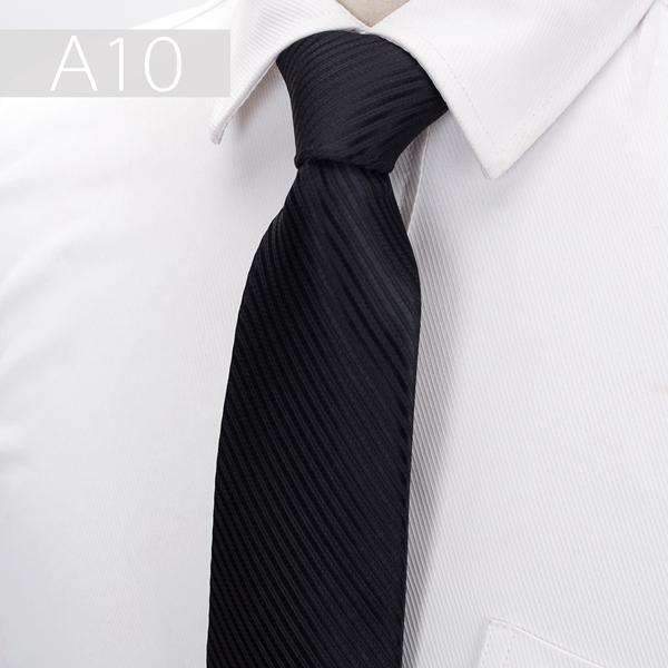 20 style Formal ties business vestidos wedding Classic Men's tie stripe grid 8cm corbatas dress Fashion Accessories men necktie-A10-JadeMoghul Inc.