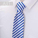 20 style Formal ties business vestidos wedding Classic Men's tie stripe grid 8cm corbatas dress Fashion Accessories men necktie-A31-JadeMoghul Inc.