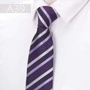 20 style Formal ties business vestidos wedding Classic Men's tie stripe grid 8cm corbatas dress Fashion Accessories men necktie-A39-JadeMoghul Inc.