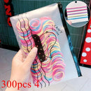 200/500pcs/Bag Girls Cute Colorful Basic Elastic Hair Bands Ponytail Holder Children Scrunchie Rubber Band Kids Hair Accessories JadeMoghul Inc. 