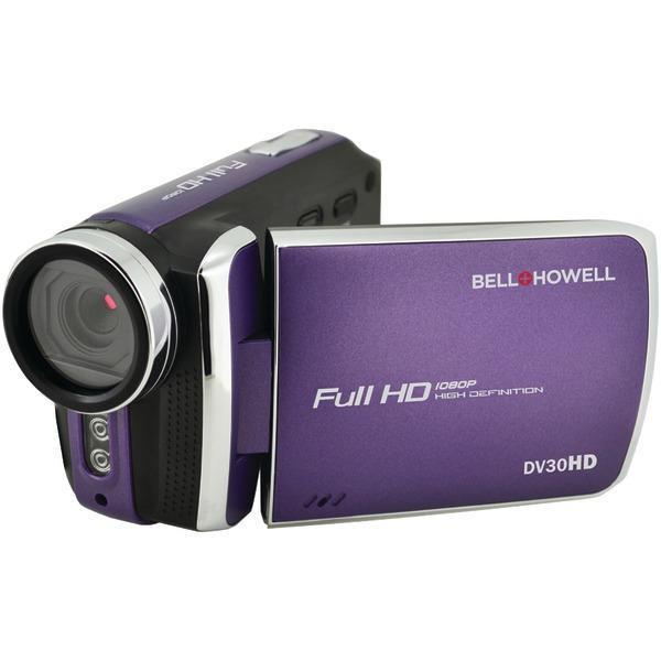 20.0-Megapixel 1080p DV30HD Fun Flix(R) Slim Camcorder (Purple)-Cameras & Camcorders-JadeMoghul Inc.