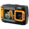 20.0-Megapixel Duo2 Dual-Screen Waterproof Digital Camera (Orange)-Cameras & Camcorders-JadeMoghul Inc.