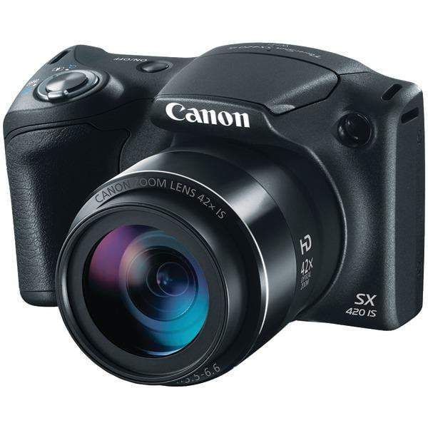 20.0-Megapixel PowerShot(R) SX420 IS Digital Camera (Black)-Cameras & Camcorders-JadeMoghul Inc.