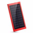 20000mah solar Power Bank External Battery quick charge Dual USB Powerbank Portable phone Charger for iPhone 8 X Xiaomi 18650-Red-JadeMoghul Inc.