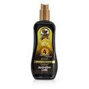 Skin Care Spray Gel Sunscreen Broad Spectrum SPF 4 with Instant Bronzer - 237ml
